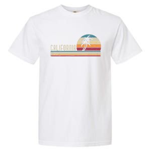 Cali Summer Vacation CA Palm Trees USA Retro California Garment-Dyed Heavyweight T-Shirt