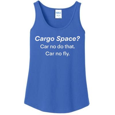 Cargo Space Vehicle Humor Ladies Essential Tank