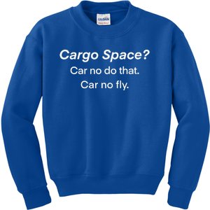 Cargo Space Vehicle Humor Kids Sweatshirt