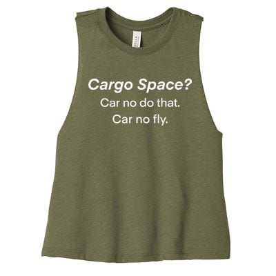 Cargo Space Vehicle Humor Women's Racerback Cropped Tank