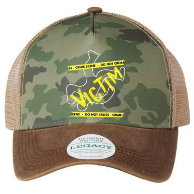 Crime Scene Victim Murder Mystery Dinner Chalk Outline Legacy Tie Dye Trucker Hat