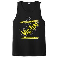 Crime Scene Victim Murder Mystery Dinner Chalk Outline PosiCharge Competitor Tank