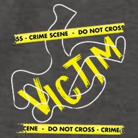 Crime Scene Victim Murder Mystery Dinner Chalk Outline Vector Backpack