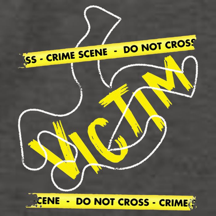 Crime Scene Victim Murder Mystery Dinner Chalk Outline Vector Backpack