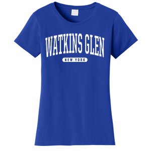 College Style Watkins Glen New York Souvenir Gift  Women's T-Shirt