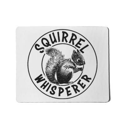 Cute Squirrel Whisperer Gift Vintage Mousepad