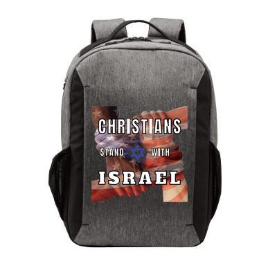 Christians Stand With Israel Amercan Flag Patriotic Vector Backpack