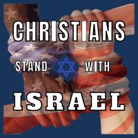 Christians Stand With Israel Amercan Flag Patriotic 7 Panel Mesh Trucker Snapback Hat