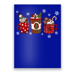 Cozy Snowy Winter Coffee Christmas Funny Gift For Coffee Lovers Cute Gift Poster