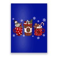 Cozy Snowy Winter Coffee Christmas Funny Gift For Coffee Lovers Cute Gift Poster