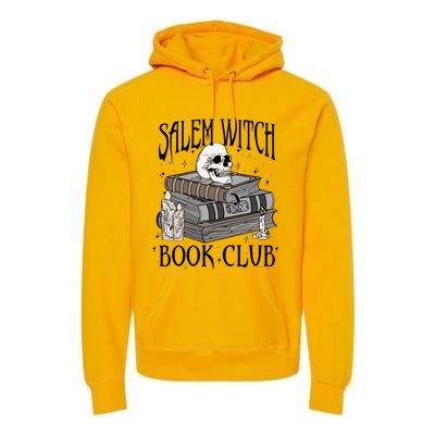 Cool Salem Witch Book Club Book Lovers Spooky Halloween Cool Gift Premium Hoodie