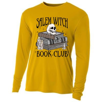 Cool Salem Witch Book Club Book Lovers Spooky Halloween Cool Gift Cooling Performance Long Sleeve Crew