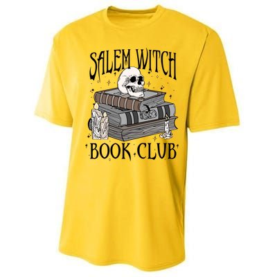 Cool Salem Witch Book Club Book Lovers Spooky Halloween Cool Gift Performance Sprint T-Shirt