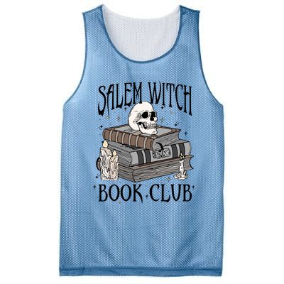 Cool Salem Witch Book Club Book Lovers Spooky Halloween Cool Gift Mesh Reversible Basketball Jersey Tank