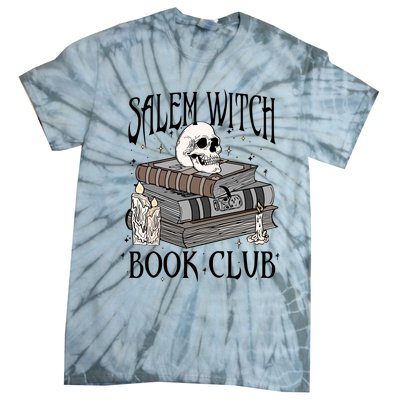 Cool Salem Witch Book Club Book Lovers Spooky Halloween Cool Gift Tie-Dye T-Shirt