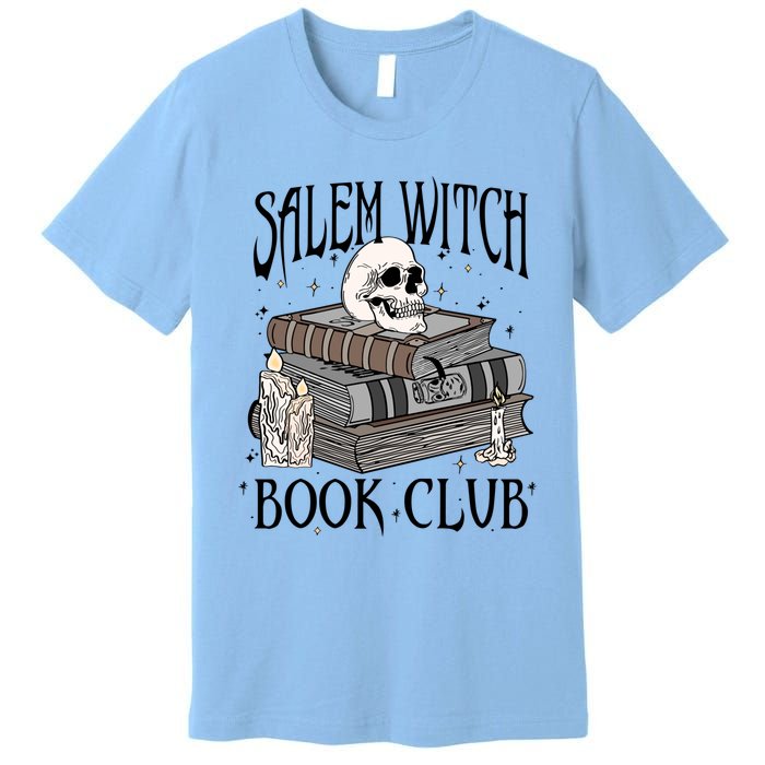 Cool Salem Witch Book Club Book Lovers Spooky Halloween Cool Gift Premium T-Shirt