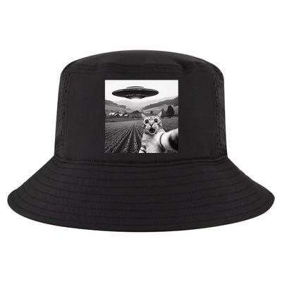 Cat Selfie With Alien Ufo Funny Cat Gifts Cool Comfort Performance Bucket Hat