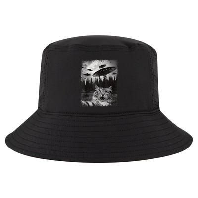 Cat Selfie With Ufo Alien Funny Cat Graphic Cool Comfort Performance Bucket Hat