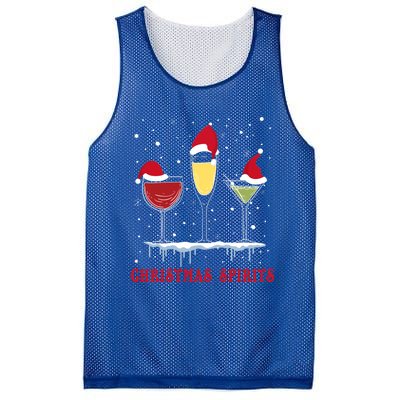 Christmas Spirits Wine Bubbly Martinis Gift Mesh Reversible Basketball Jersey Tank