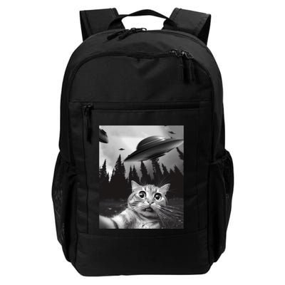 Cat Selfie With Ufos Daily Commute Backpack