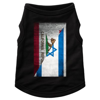 California Stands With Israeli Flag California Flag Doggie Tank