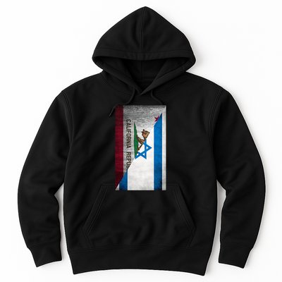 California Stands With Israeli Flag California Flag Hoodie