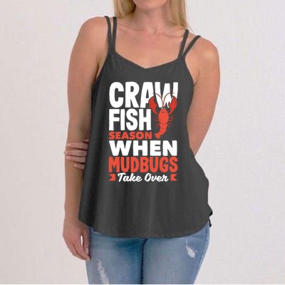 Crawfish Season When Mudbugs Take Over Gift Women's Strappy Tank