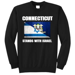 Connecticut Stands With Israel Connecticut Israel Flag Sweatshirt