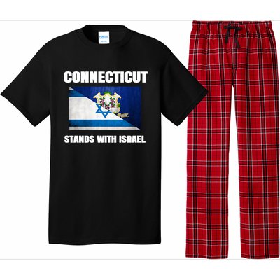 Connecticut Stands With Israel Connecticut Israel Flag Pajama Set