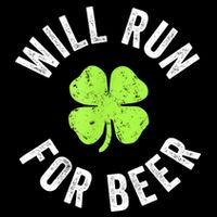 Cute Shamrock Will Run For Beer Funny St. Patricks Day Gift Wool Snapback Cap
