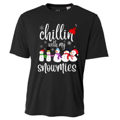 Cozy Snowman Winter Pajama Set Cooling Performance Crew T-Shirt