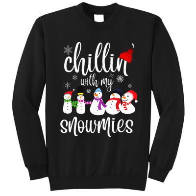 Cozy Snowman Winter Pajama Set Sweatshirt