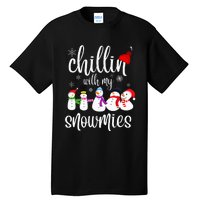 Cozy Snowman Winter Pajama Set Tall T-Shirt