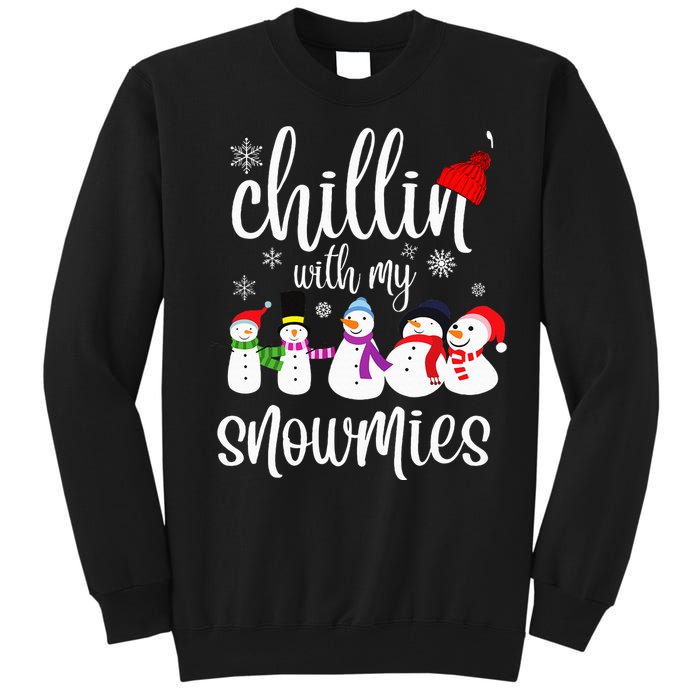 Cozy Snowman Winter Pajama Set Tall Sweatshirt