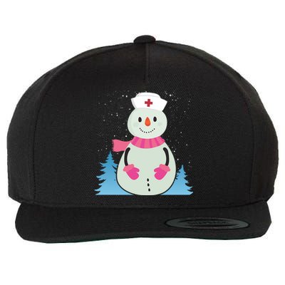 Christmas Snow With Nurse Cap Xmas Nursing Squad Gift Wool Snapback Cap