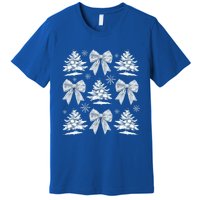 Christmas Snowflake Winter Christmas Coquette Bow Christmas Gift Premium T-Shirt