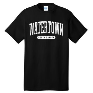 College Style Watertown South Dakota Souvenir Gift Tall T-Shirt