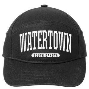 College Style Watertown South Dakota Souvenir Gift 7-Panel Snapback Hat