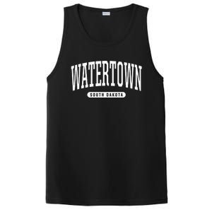 College Style Watertown South Dakota Souvenir Gift PosiCharge Competitor Tank