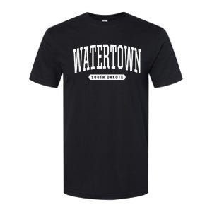 College Style Watertown South Dakota Souvenir Gift Softstyle CVC T-Shirt