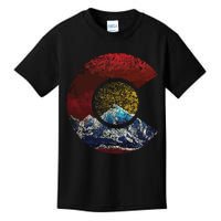 Colorado Shirts With Flag Themed Mountain Kids T-Shirt