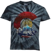 Colorado Shirts With Flag Themed Mountain Kids Tie-Dye T-Shirt