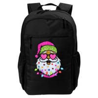 Cute Santa With Sunglasses Bling Bling Funny Christmas Daily Commute Backpack