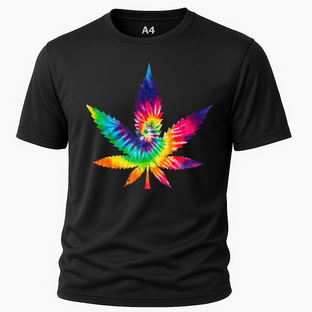 Cannabis Smoke Weed Tie Dye Hippie 420 Marijuana Stoner Tank Top Performance Shirt