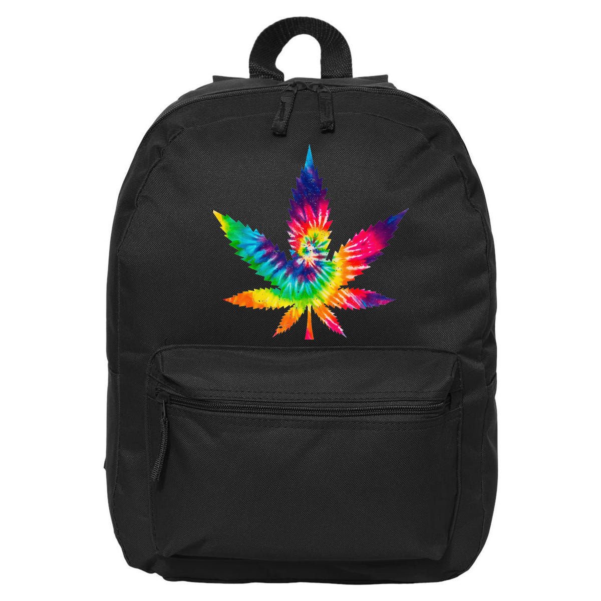 Cannabis Smoke Weed Tie Dye Hippie 420 Marijuana Stoner Tank Top 16 in Basic Backpack