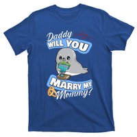 Cute Seal Wedding Offer Daddy Will You Marry My Mommy Gift T-Shirt