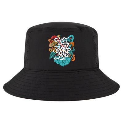 Can't Stop Won't Stop Cool Comfort Performance Bucket Hat
