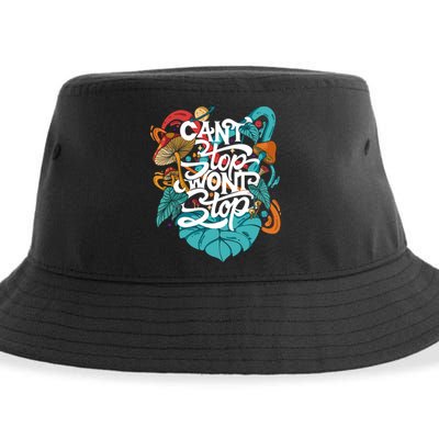 Can't Stop Won't Stop Sustainable Bucket Hat