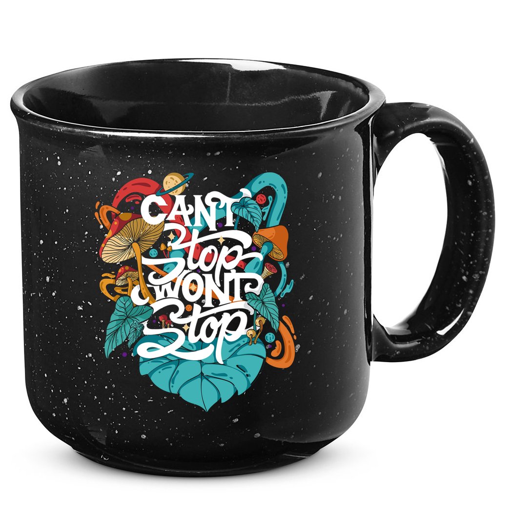 Can't Stop Won't Stop 15oz Campfire Ceramic Mug