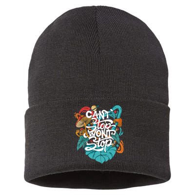 Can't Stop Won't Stop Sustainable Knit Beanie